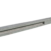 1- Sloupek koncový  šedý