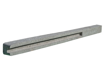 1- Sloupek koncový  šedý